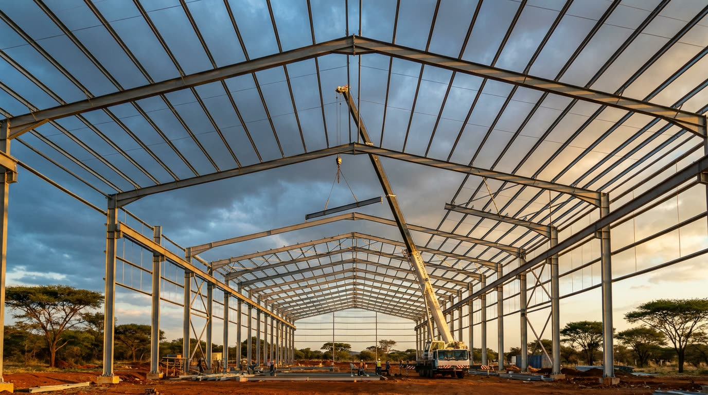 Distribution Warehouse Portal Frame